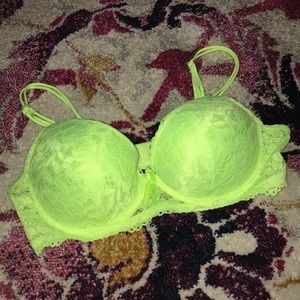 Neon Yellow Bra